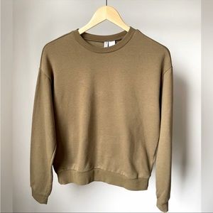 H&M Green Divided Basic Relaxed Fit Sweater